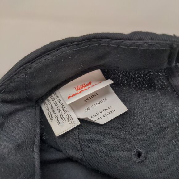 Disney Junior Mickey Boy's Snapback Hat Black OSFM Ears Distressed - Picture 7 of 9